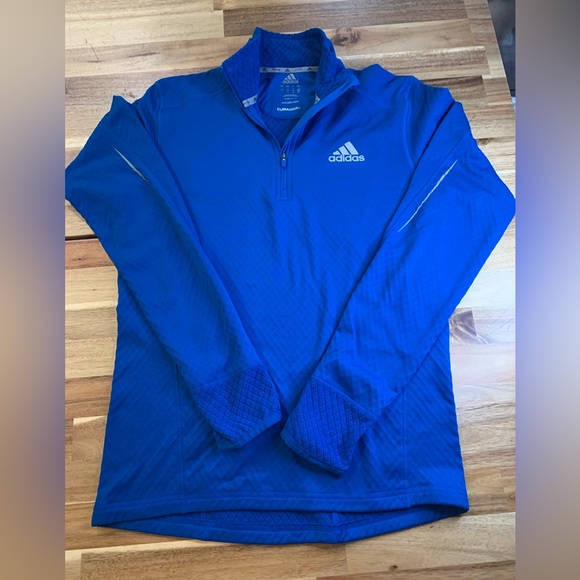 adidas Sweaters - Adidas Clima Warm Sweatshirt, color: blue , size: S